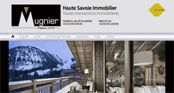 Desktop Screenshot of hautesavoie-immobilier.com